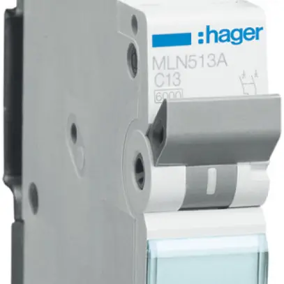 Leitungsschutzschalter Hager MCB 2P 230V Typ C 13A Icn 6kA 1TE 