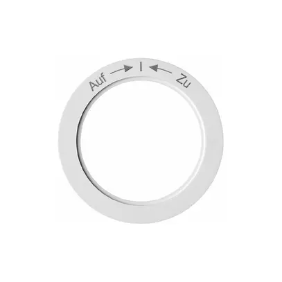 Disco indicatore Auf->I<-Zu bianco NAP/NUP 