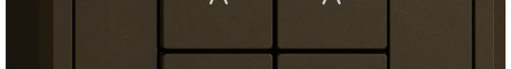 Interrupteur stores AP EDIZIO.liv Wiser SNAPFIX® 2 canaux 4 touches br 