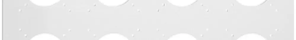 Intestazione NUP Feller NEVO, 2×4, per apparecchi N.CO, bianco 