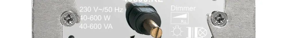 Inserto regolatore FH 40…600W illumin.ritardo di fase ascendente 