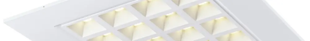 Plafonnier LED INC SLV PAVANO 620×620 700mA 25W 3350lm 4000K UGR blanc 