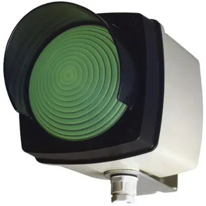 Lampe signalétique Wunderli SIWA, 24VUC, LED, lentille vert, IP65 