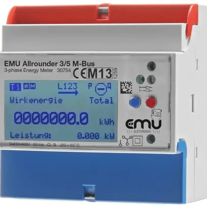 Compteur d'énergie AMD EMU 3L 230/400VAC/5A/1A M-Bus 