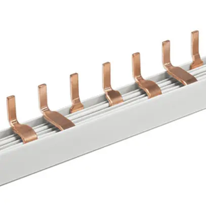 Bloc de barre collectrice WM S-4L-1000/16 56×à pointe 17.8mm 80A 16mm² gris 