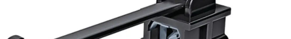 Kantenclip mit Kabelbinder EdgeClip T50ROSEC19, oben lotrecht 3…6mm PA66HS 