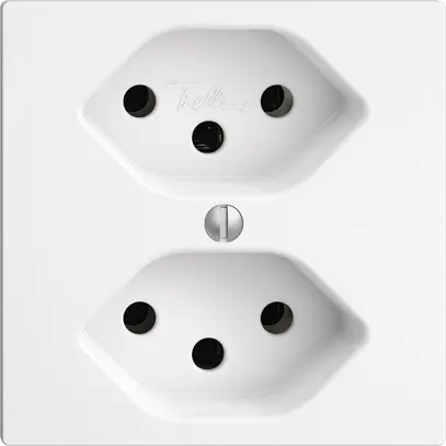 Prise ENC EDIZIOdue 2×T13 blanc 