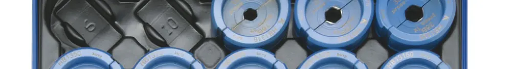 Set bloc de sertissage Klauke HB13 Blue Connection 6…400mm² 