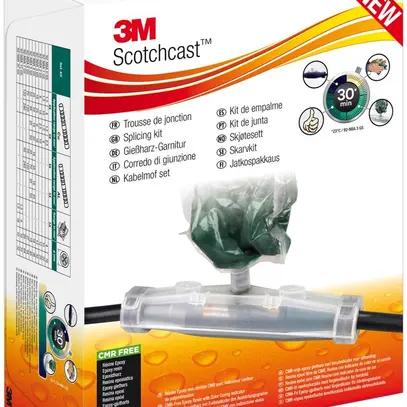 Manicotto di giunzione 3M Scotchcast 92-NBA 1 GS 4×1.5…10 mm², 5×1.5…6 mm² 