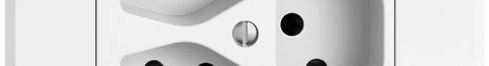 Presa INC EDIZIO.liv SNAPFIX® 3×T13 con shutter bi 