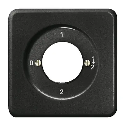 Kit frontale INC 0-1-1+2-2 nero per interruttore rotativo a chiave 