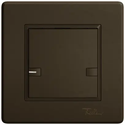 UP-KNX-Taster RGB EDIZIO.liv SNAPFIX® Temperaturfüh.RGB-LED 1×T 2-Tbed.br 