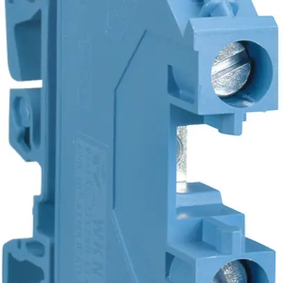 Durchgangs-Reihenklemme Hager 10mm², N, 1000V/57A, Schraubklemme seitlich offen 