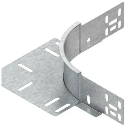 Pezzo d'angolo Niedax per canale portacavi 60mm davanzale n.perf.ac zinc caldo 