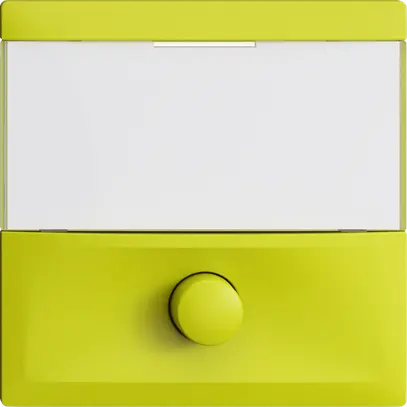 Tasto con porta-etichetta EDIZIOdue lemon 