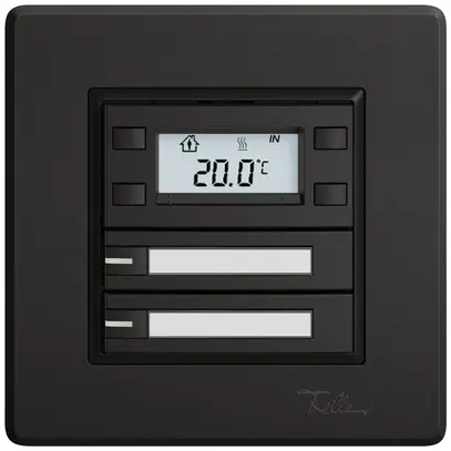 Poussoir RTH ENC EDIZIO.liv SNAPFIX® a.RGB-LED étiqu.2×touches comm.1T no 