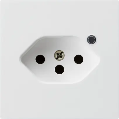 Prise Hager kallysto 1×T13 illuminé A blanc ultra 