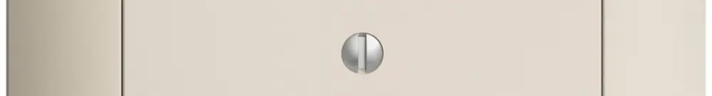 Frontset EDIZIOdue crema 88×88mm 2×T12 