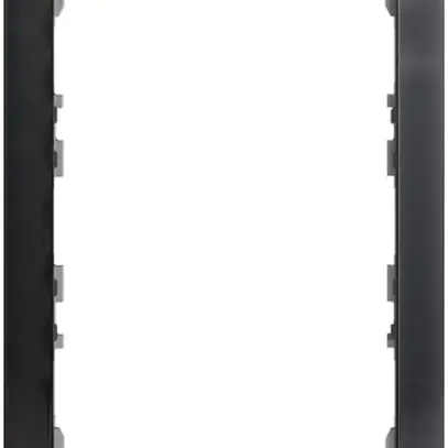 Cadre de recouvrement EDIZIOdue prestige pour KNX-Panel 7" or poli noir 
