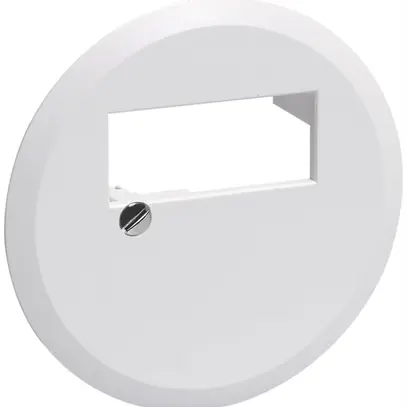 Disque frontal 58mm pour 2×RJ45 blanc R&M swissline 