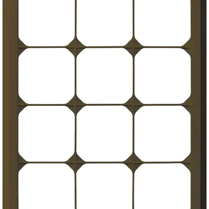 Cadre de recouvrement ENC kallysto.line 4×3 brun vertical 272×212mm 