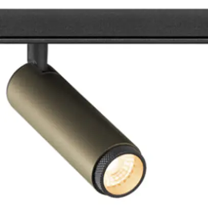 LED-Spot SLV GRIP S 1×9.8W 530lm 927 29° DALI 48V AD Ø30×101mm Bronze 