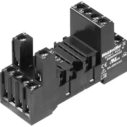 Relaissockel WM SCM-I 4CO N TH35 Schraubanschluss 14 73.5×27.2×41.5mm 