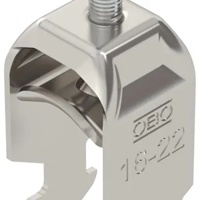 Brida rapida BET 2056 piede a H metallo 16…22mm 1×cavo A2 1.4301 