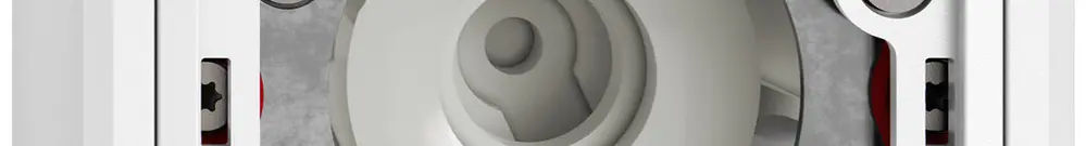 Lampada segnale AP EDIZIO.liv SNAPFIX® 250V senza calotta senza lampada bi 