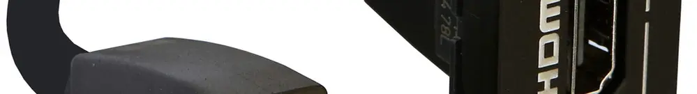 Prise HDMI MOS préassemblé 1 module noir mat 