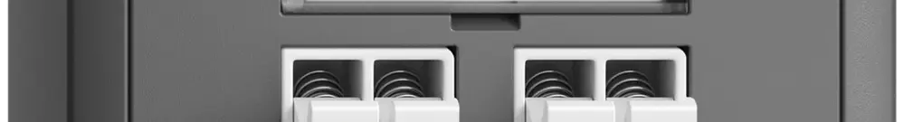 Prise audio AP Push Type EDIZIOdue FX, 2×, kit d'inscription, gris foncé 