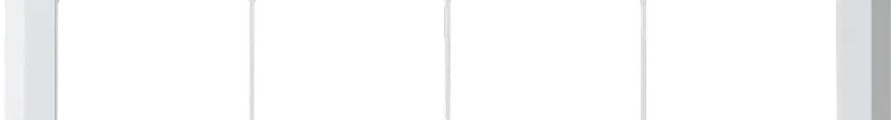 Intestazione INC kallysto.line 1×4 bianco orizzontale 