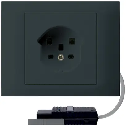 Presa INS HA kallysto tipo 25 con morsetti a innesto G2704 RK nero 