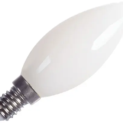 Lampe LED SLV C35 E14 4.2W 350lm 2700K opale DIM 