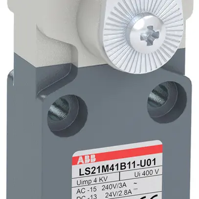 Interruttore di posizione ABB LS2 leva pivotante a rotella Zamak cavo 