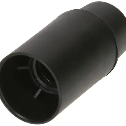 Portalampada E14 materiale sintetico M10×1 nero liscio 