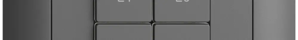 Comando per pulsante scena INC 4 scene/4T Edue Wiser grigio scuro 