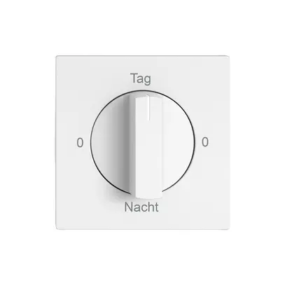 Montageset EDIZIO.liv SNAPFIX® f.Drehschalter m.Griff 0-Tag-0-Nacht ws 