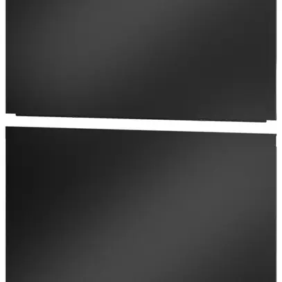 Pannello laterale Easy Rack 48UA profondità 1200mm suddiviso nero 2 pezzi 