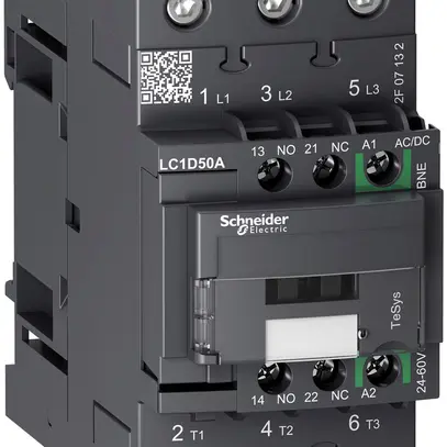 Contacteur Schneider Electric TeSys D 3L AC3 440V 50A 24…60VAC/DC 