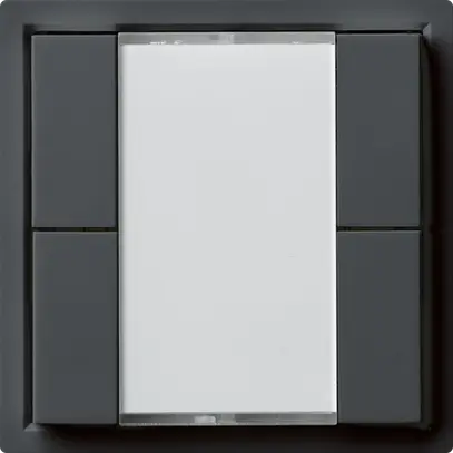 Poussoir universel ENC 4×KLA A avec LED anthracite 