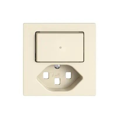 Kit di montaggio EDIZIO.liv SNAPFIX® p.combi.T23 c.1 tasto c.lente front.cr 