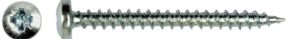 Vis pour panneau aggloméré à tête ronde (Pan Head) TILCA SPRINT 4×30mm PZ2 