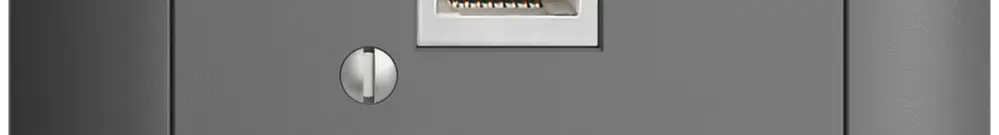 Scatola INC 1×RJ45/s 8P EDIZIOdue grigio scuro R&M swissline 