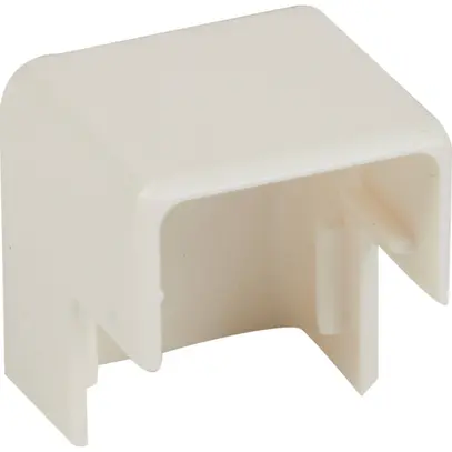 Angolo esterno HF 85…95° 25×25mm materiale sintetico bianco IP3X 