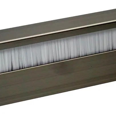 Plinthe ELBRO 2400×60×20mm anthracite brosse blanche 