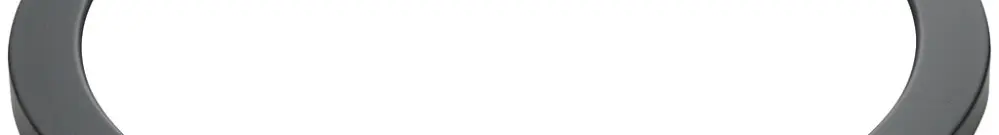 Anello decorativo DOTLUX, p.Downlight LED UNISIZEplus, 24W, Ø293×15mm nero opaco 