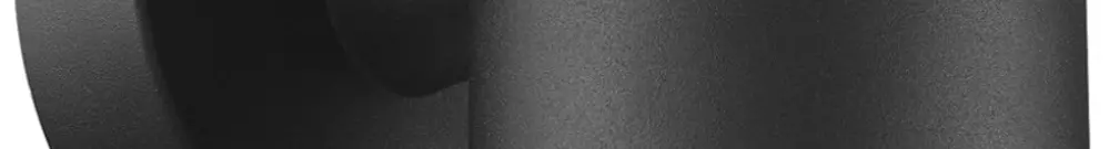 Applique Nordlux Birk 1×GU10 28W IP44 Ø90mm noir 