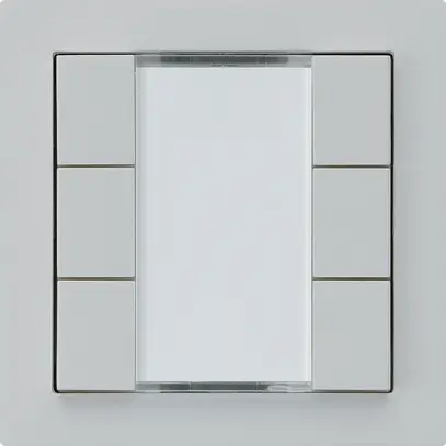 Poussoir ENC kallysto A KNX 6× s/e-link gris clair 