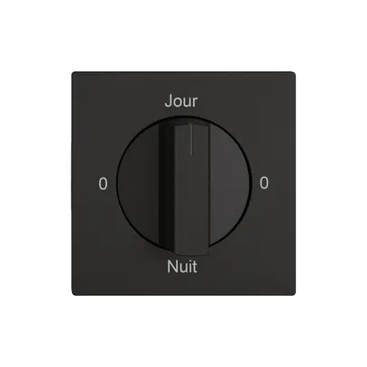 Montageset EDIZIO.liv SNAPFIX® f.Drehschalter m.Griff 0-Jour-0-Nuit sz 